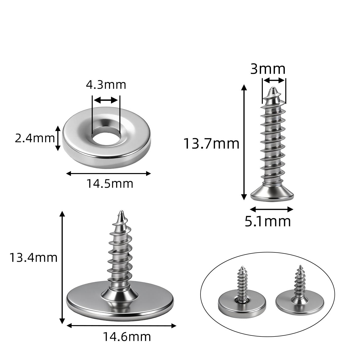 Magnetic Cabinet & Door Latch Catch Closures Furniture Hardware Fittings Strong Magnetic Cabinet Snaps Catches Door Suction