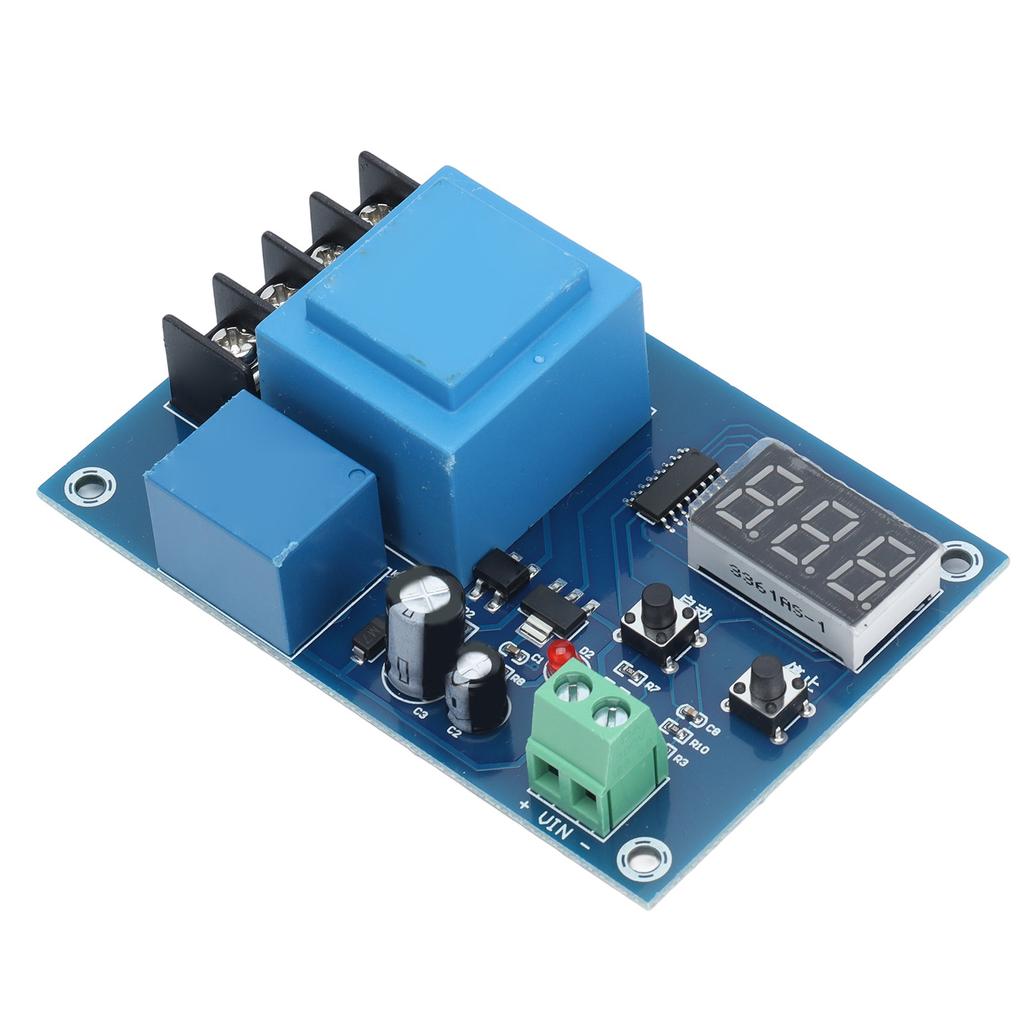 Ladekontrollmodul Batterieladegerät Controller Schutzplatine Digitalanzeige AC220V