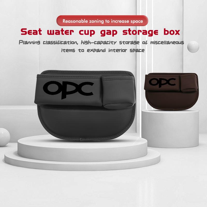 AAEB1 Car Seat Crevice Side Tissue Storage Box Central Console Side Organizer Boxs For Opel Insignia Corsa Zafira Mokka Grandland