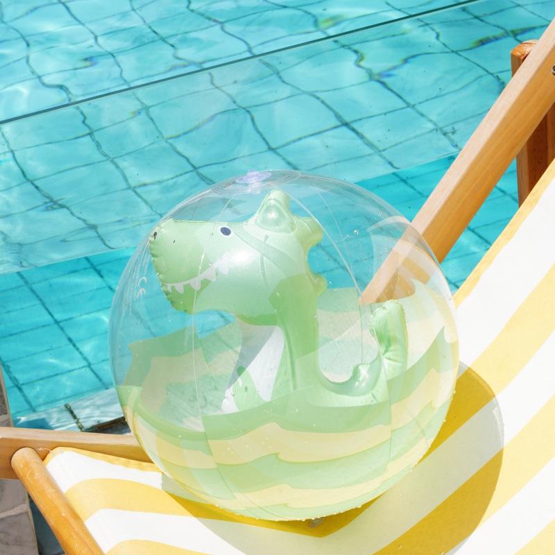 Mermaid Unicorn Inflatable Beach Ball - Kids' Water Play Toy & Photography Prop