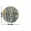 Hocus Pocus Magic Sign, Durable wooden, Indoor and Outdoor, Versatile Halloween Decor for Doors, Wall Art, Home Decor, 8x8 in