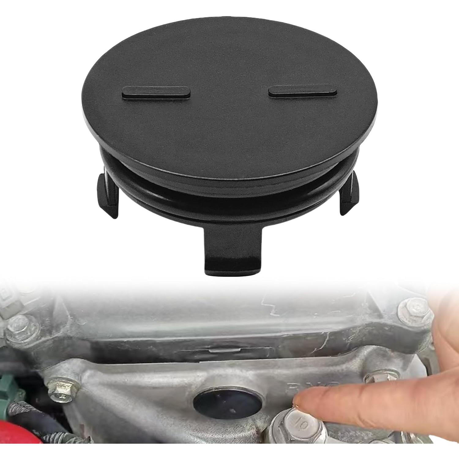 

Cylinder Head Cam Plug with Seal Cam Plug Cap for Honda Civic Fit HR-V ight CR-V CR-Z Acur Integra Replace 12513-P72-003 чорний