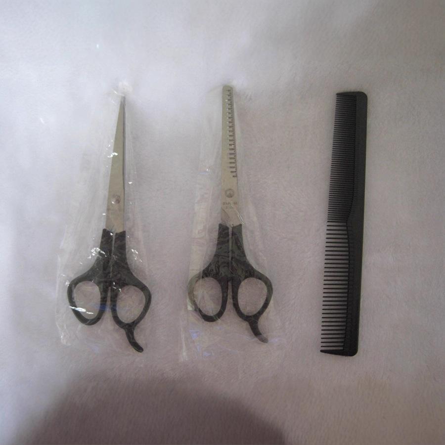 Kids & Baby Haircut Scissor Set: Includes Hairdressing Scissors, Thinning Shears, and Straight Scissors - 3-Piece Pet & Child Grooming Kit