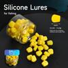 50 buc Momeală Silicon pentru Pescuit la Porumb Aromatizată Porumb Artificial Plastic Moale Momeală Porumb Fals 3 Culori pentru Crap Caras Crap de Iarbă Pescuit în Apă Dulce