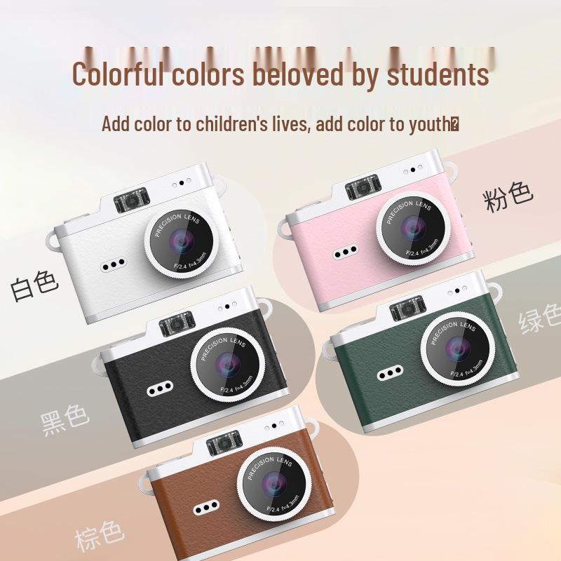 Retro Mini HD Thumb Sports Camera – Outdoor Student Camcorder