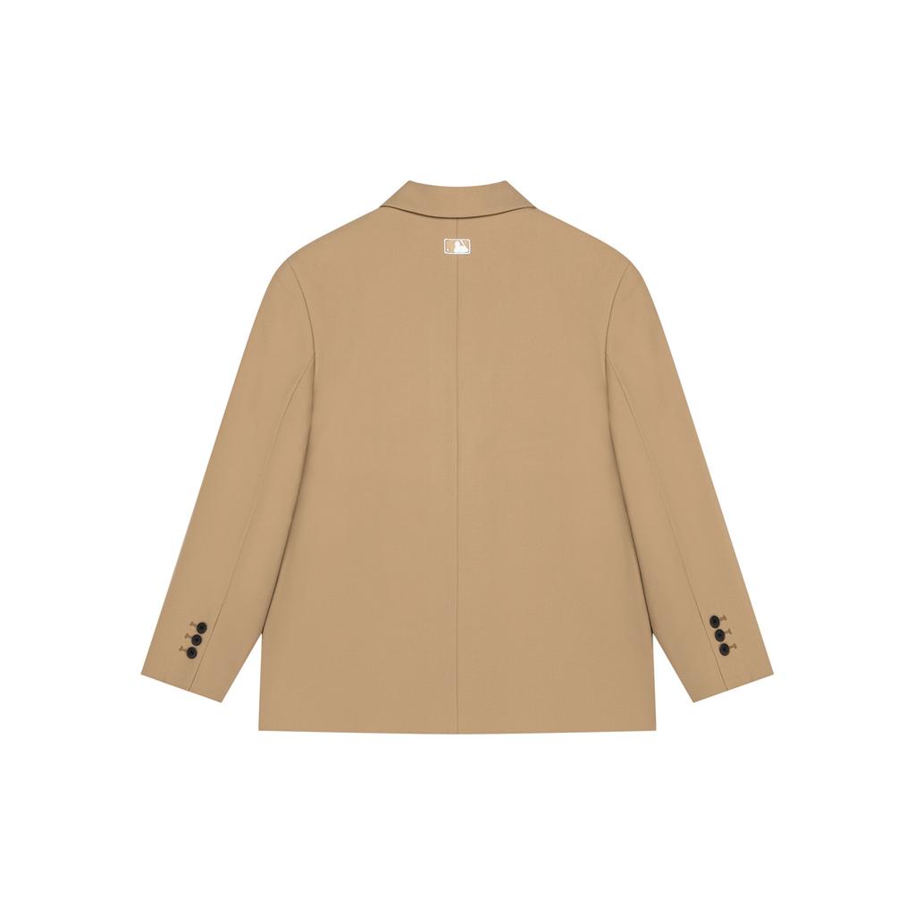MLB Solid Color Single-Breasted Casual Long Sleeve Suit Unisex Suits Yellow 3AJKM0134-43SAD