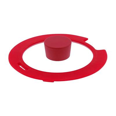 Bestco Topf Glasdeckel 16cm Einzelartikel Rot IH-geeignet Köstlich Sine Volt NM-128
