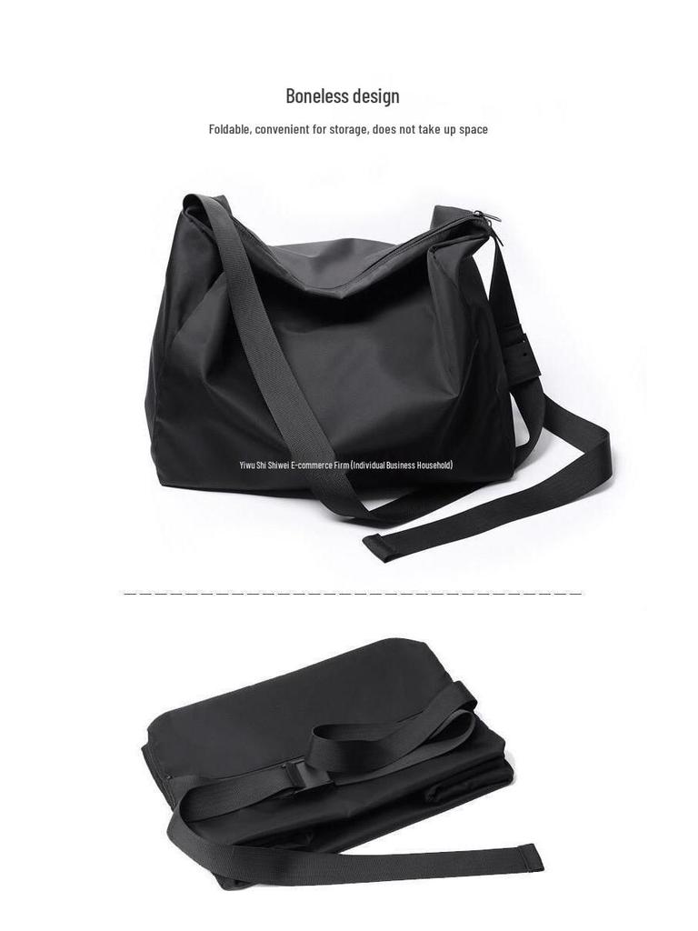 Unisex Japanese Style Summer Crossbody Messenger Bag – Large Capacity Travel & Fitness Backpack