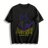 Night Watch Underdog Project Spiked Collar Graphic Streetwear Tee Pure Cotton T-shirt