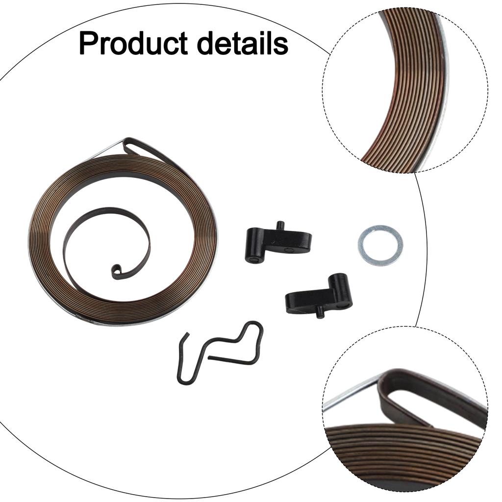 Recoil Starter Repair Kit for Leaf Blowers BG56C For BG86C SH86C SH56C Complete 9 Piece Set for Efficient Repairs