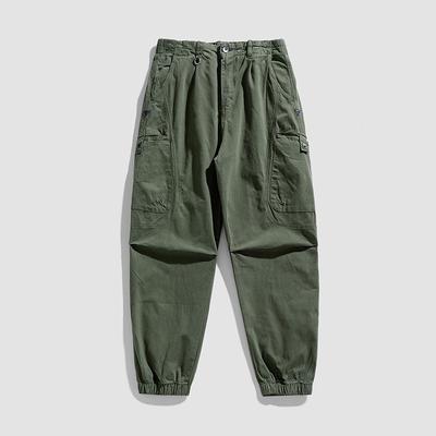 Men's Overalls Retro Men's Leggings Casual Loose High Street Trendy Pants Men's High-end Men's Clothing
