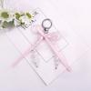Y2K Phone Charm Pendant Cute Kawaii Pink Bowknot Keychain Bag Phone Strap Girl Cellphone Lanyard Keyring Birthday Jewelry Diy