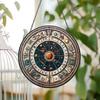 Bunter Acryl-Sonnenfänger Astrologisches Rad Tierkreiszeichen Fensterhänge-Dekoration Buntglas-Effekt Sonnenfänger-Panel für Haus Garten Dekoration