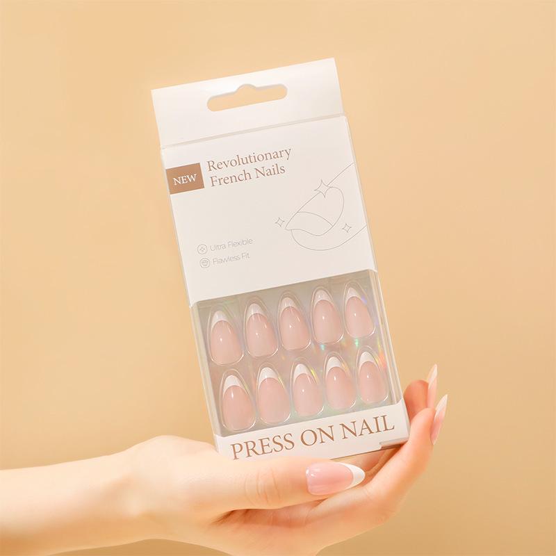 

30-Piece Boxed Nude French Manicure Tips - High-Grade Wearable Nails