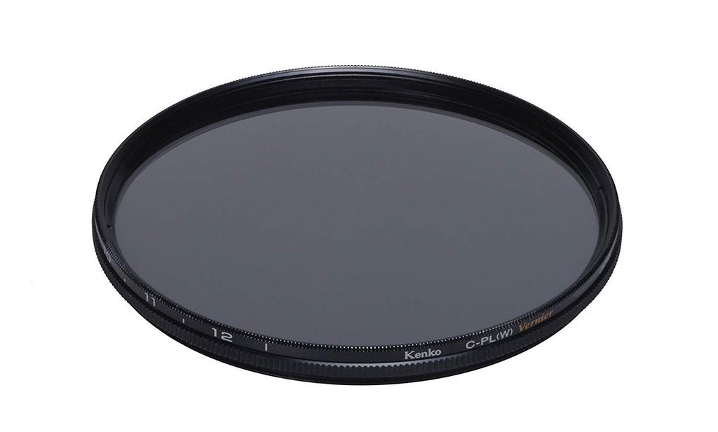 Kenko Circular PL Filter Vernier 62mm for Contrast Enhancement and Reflection 316269 (W) Reduction,