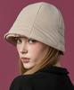 KOLEAT Thick Padded Winter Hat Bucket Hat [Milk Beige]