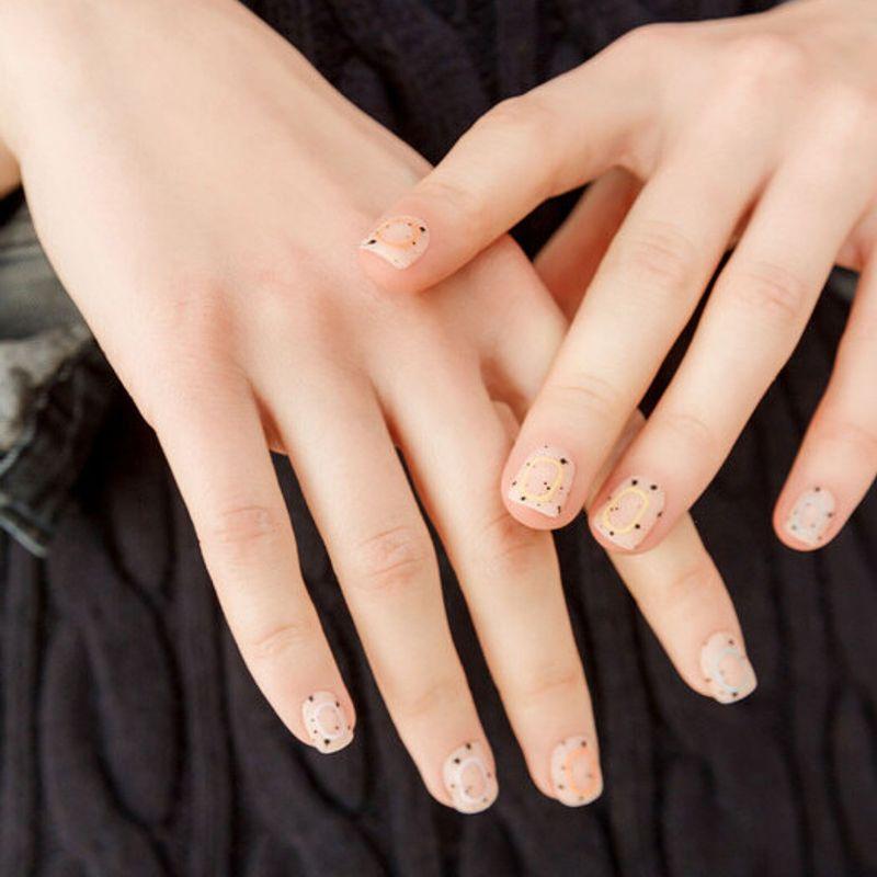 

MUZMAK Reusable Nail Tip Cookie Ring (Short Square) 1EA