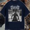 2026 Sekiro Game Tee Unisex Short Sleeve Tee Vintage Distressed Samurai Warrior Print Black Metal Gothic Letter Casual Tees