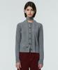 Outshell Merino Wool Tie Cardigan Gray
