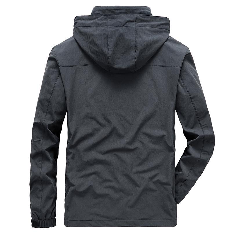 Новые весенние и осенние молодежные топы с капюшоном повседневные куртки мужские куртки — фото 5