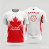 Canada Flag Maple Leaf Print T Shirt 3D Printed Breathable Quick Dry Family Style for Kids Adults Fashion Streetwear Sports