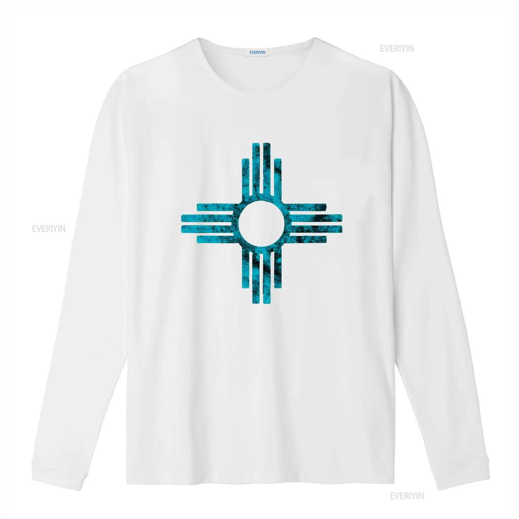 New Mexico T Shirt Zia symbol distressed vintage Washed Soft Slightly homme fashion Comfortable Top For Everyday Wear