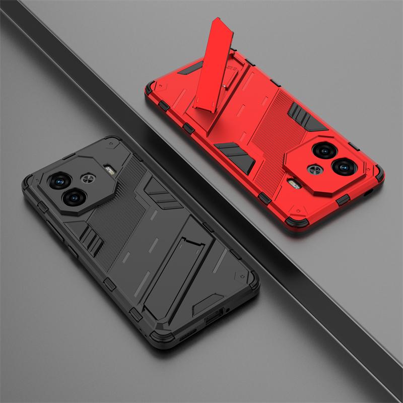 Telefonhållare Skal För Vivo iQOO Z9 Turbo Plus Skal Armor Fullt Baksidsskydd Vivo iQOO Z9Turbo Plus Skal För Vivo iQOO Z9 Turbo Plus