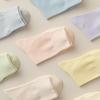 Women's Cotton Mid-Calf Maternity Socks - Boneless, Anti-pilling, Loose Cuff, Solid Colors for Spring/Summer.