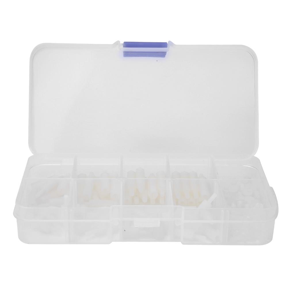 

140 Pcs Nylon Screw Kit M2.5 Round Screw Nut Female Male Standoff Set(White )