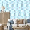 Leaves Wallpaper, Celadon and White, for Living Room and Bedroom, 50x1000