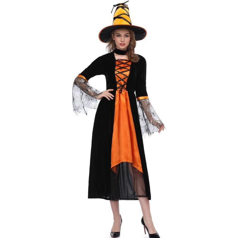Halloween Cosplay Costumes Adult Witch, Party Witch Demon Show Costumes