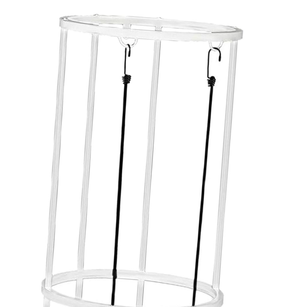 Columnar Vertical Ball Rack Rolling Storage Cart Garage Ball Storage Rack Soccer Ball Holder for Home Gyms Kids Room Indoor