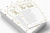 Inkdotpot 50A  Gold ConfettiA  BingoA  GameA  CardsA  For Bridal Wedding Shower Bachelorette Party Bulk Blank Square Fill In Gift
