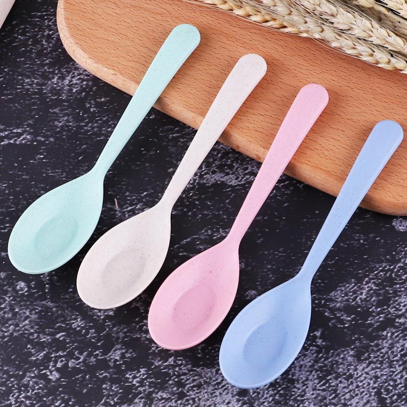 Wheat Straw Tableware Set: Chopsticks, Spoon, Fork with Cute Portable Box