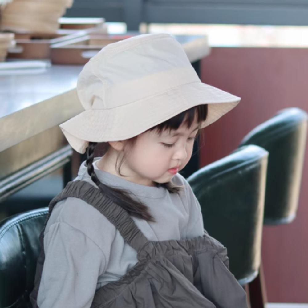 Quick Dry Baby Sun Protection Cap Candy Color Children Fishman Hat Kids Bucket Hat  2-7 Years Old