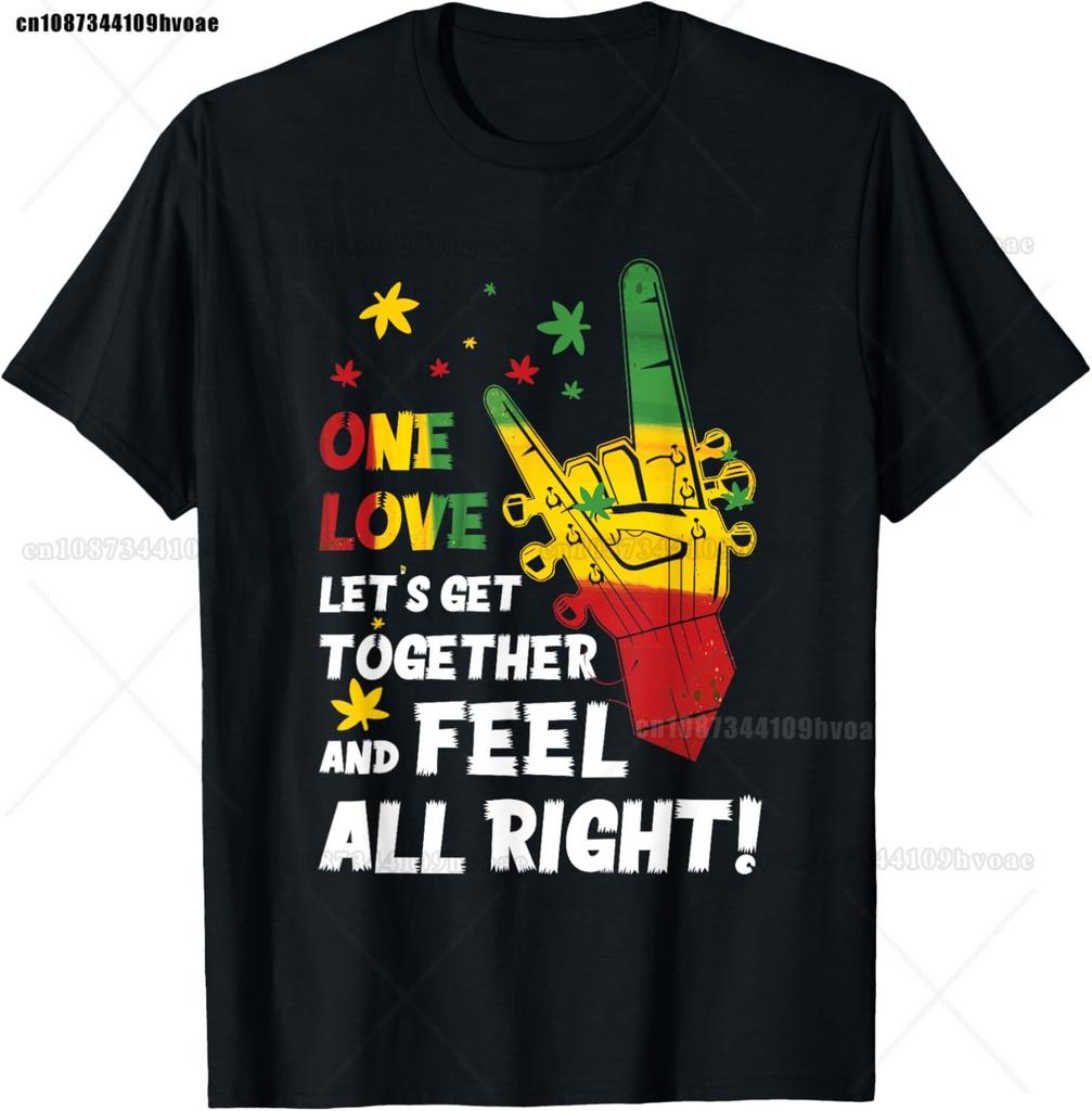 Rasta Reggae One Love Jamaica Retro Vintage Sport Jamaican Flag T Shirts Graphic Cotton Streetwear Short Sleeve Birthday Gifts