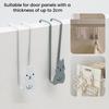 Over The Door Iron Hooks Rustic Bunny Cabinet Door Hook for Kitchen Bathroom No Drill Installation Multi-functional Hanging Hooks
