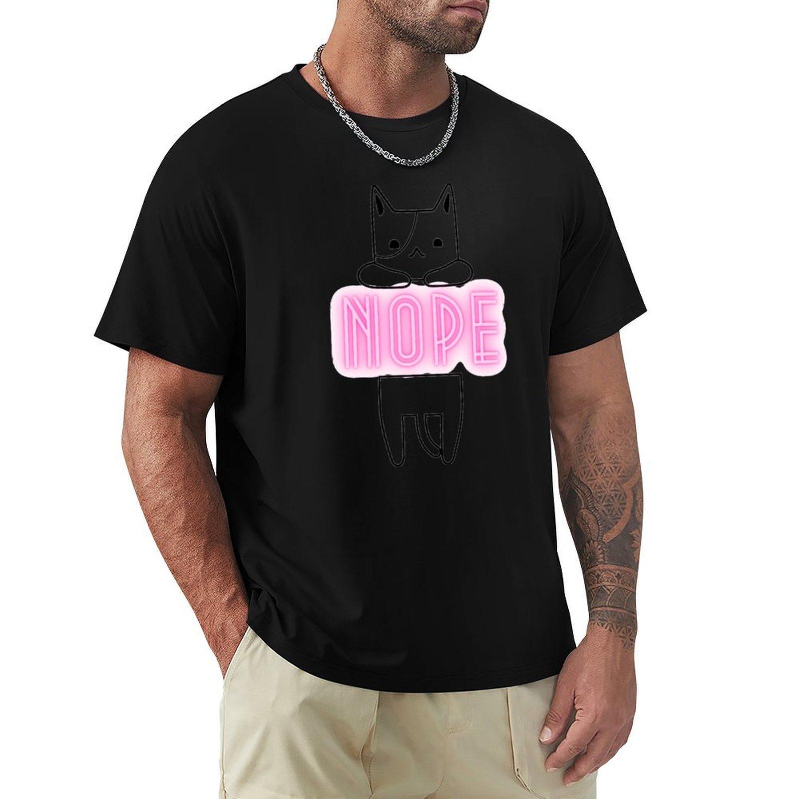 

Nope TShirt cheap stuff man clothes tops Tshirts man t shirt men 4XL