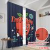 2pcs 2D Flat Printing Curtains Peachy Sweet Authentic Good Stuff Polyester Without Electricity 0 Perfect for Entryway Room