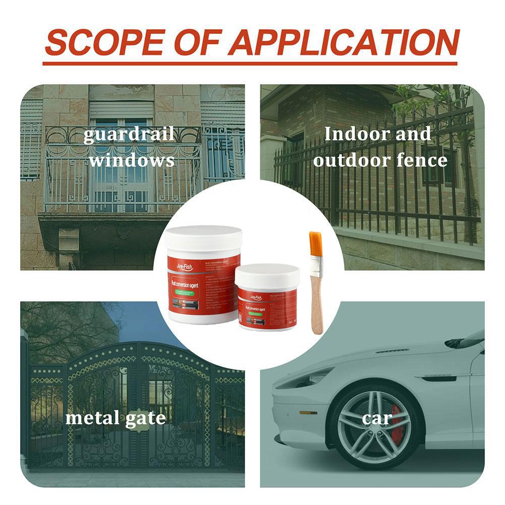 Multi-purpose Antirust Paint Water Based Paint Rust Anti-rust Prime Coating Converter Car 300g Multi Protection Purpose S9X7