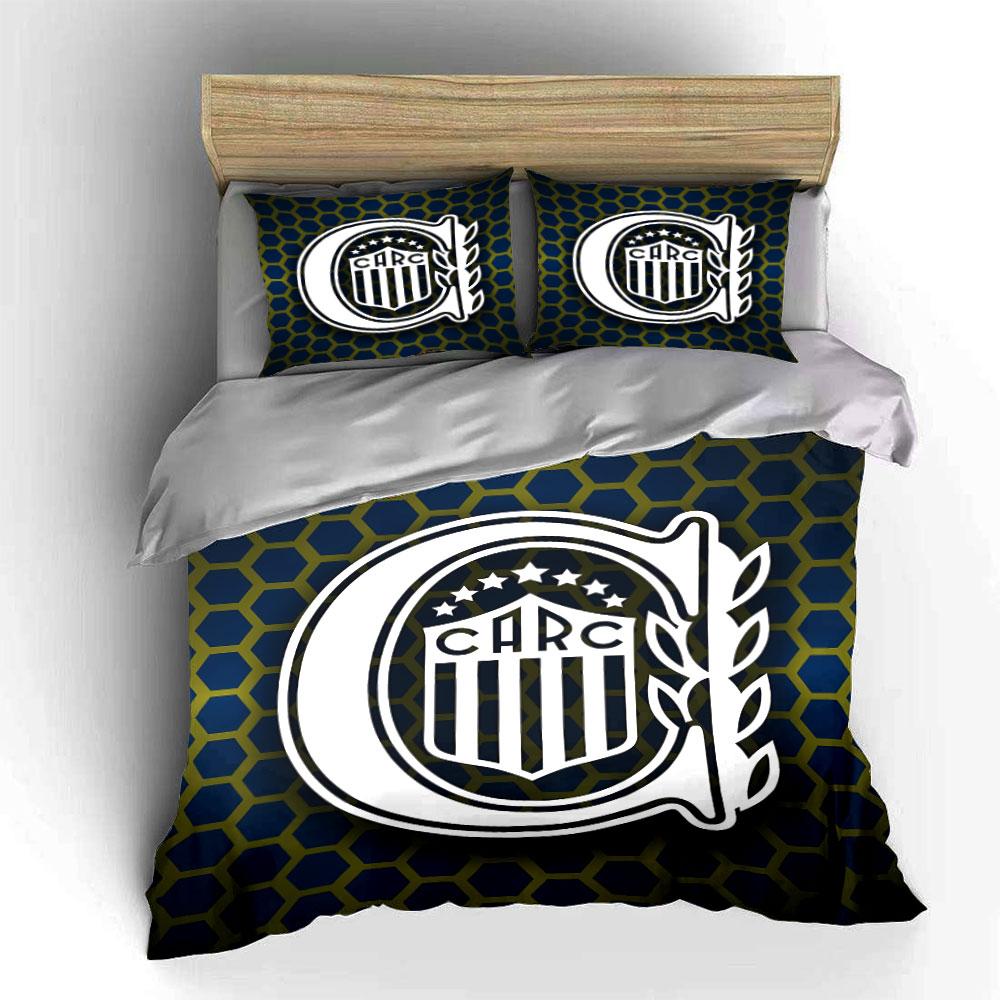 "Blue Hexagon CARC Logo Set" Bedding Duvet Cover Set Duvet Cover Pillowcases (1 * Duvet Cover 2 * Pillowcases, without duvet insert)