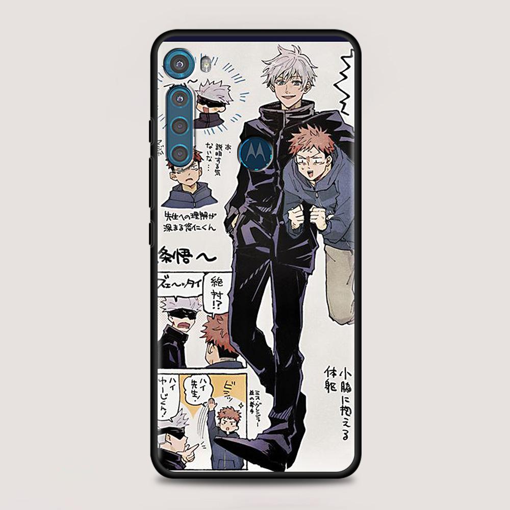 Jujutsu Kaisen Anime Pentru MOTOROLA One Fusion Husă pentru Moto G10 G9 G8 Plus Play Power One G20 G30 G40 G50 G60 Edge 20 Carcasă Telefon
