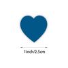 Heart-Shaped Love Stickers - 500 Self-Adhesive Labels per Roll