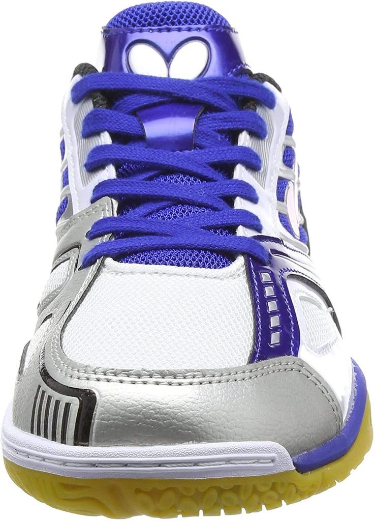 Butterfly Resoline Mach Table Tennis Shoes Size Size 25cm (Unisex), 93630, Blue/White,