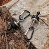 1-20X Outdoor Strong Magnetic Hook Skylight Tent Strong Magnetic Buckle Multi-Purpose Camping Light Hook D Mountaineering Buckle