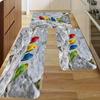 1PC Birds Pattern Kitchen Rug Non-Slip Door Mats Pop design Bathroom Rug Bath Mat Carpet for Home Sink Laundry Decor