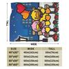 Yellow Duck Love Blanket  Warm Fashion Plush Throw Blanket For Boy Girl Couch Bed Flannel Bedspread Bed Cover