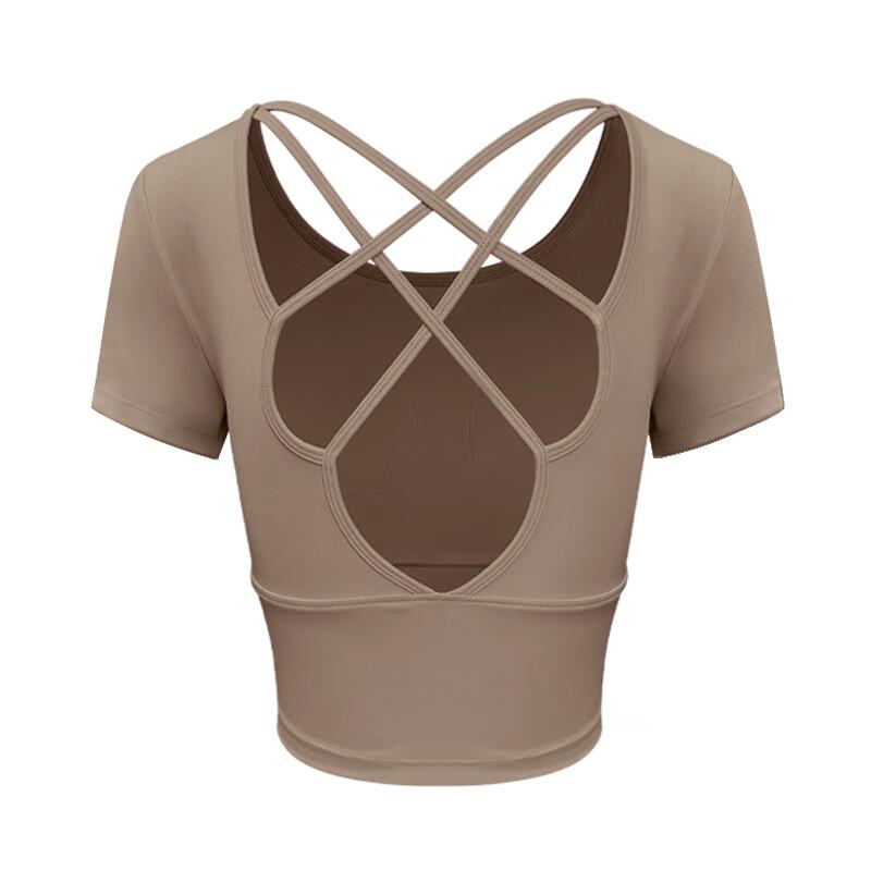 Tang Jun Women s Cross Crop Yoga Top XL