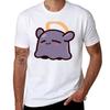 Takodachi Blushing Tshirt Casual Loose Fit Summer Tee Shirt