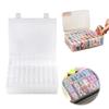 Bead Organizer Box with 30 Small Container Case Portable Craft Storage Container for DIY Jewelry Making Nail Art Supplies